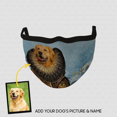 Personalized Dog Gift Idea - Royal Dog's Portrait 36 For Dog Lovers - Cloth Mask